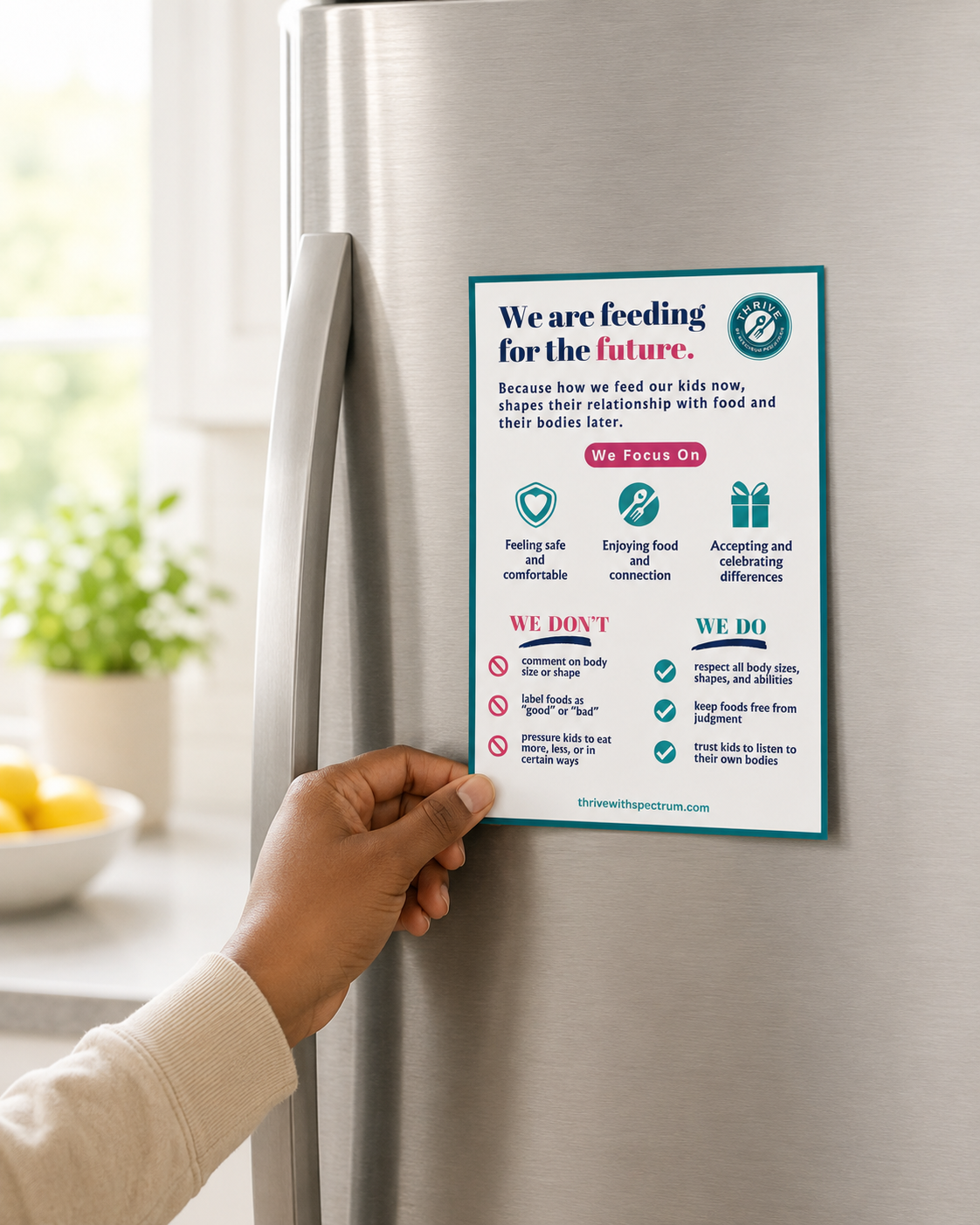 Feeding for the Future Fridge Magnet